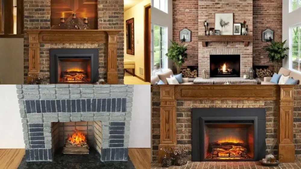 Görünüm açısından modern şömine çeşitleri
